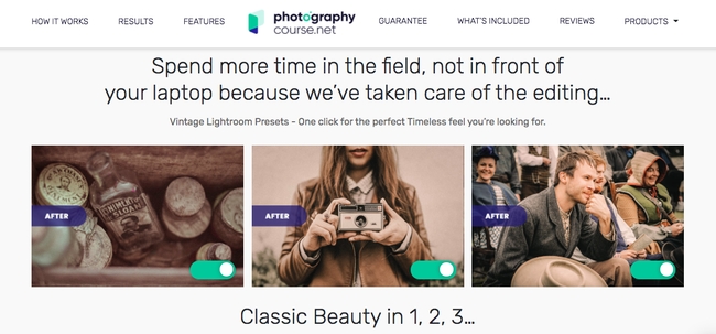 Vintage Lightroom Presets