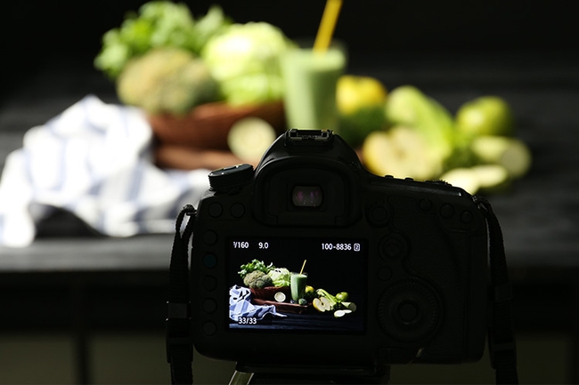 มุมกล้องถ่ายภาพอาหาร Camera angles for food photography