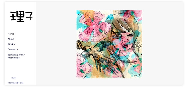 فن الوسائط المختلطة لدى ريكو Riko's Mixed Media Art