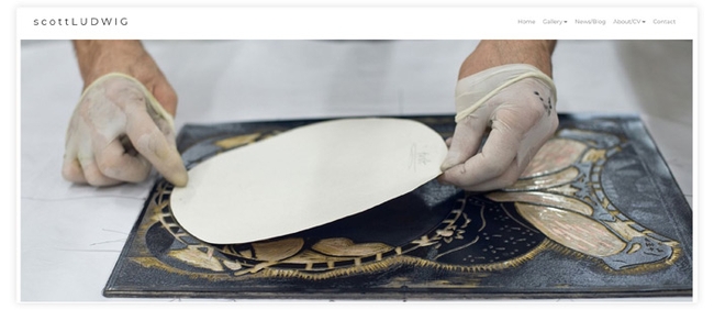 فن الوسائط المختلطة لسكوت لودفيج Scott Ludwig's Mixed Media Art