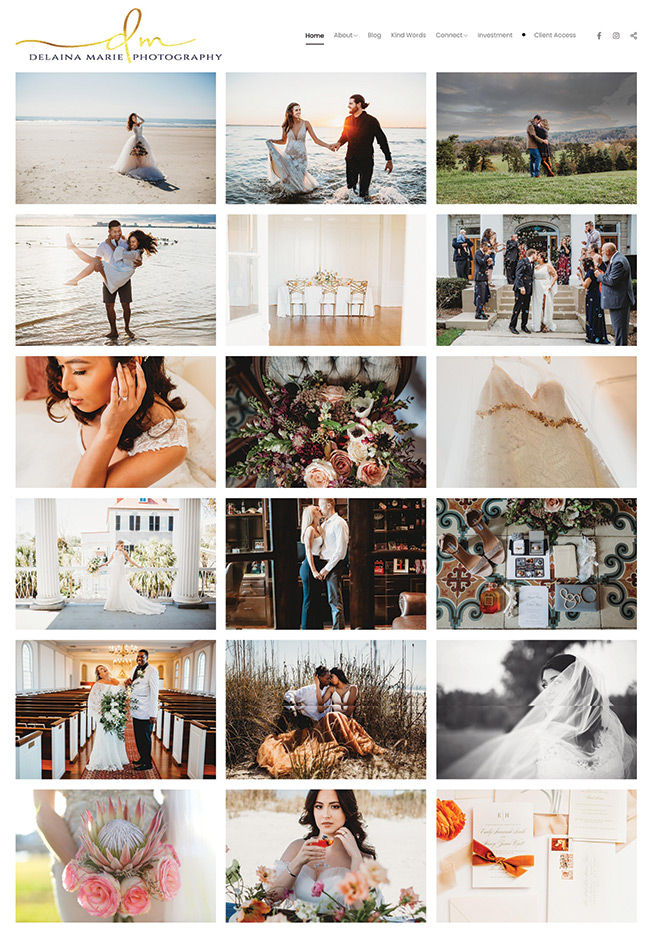 مصورة زفاف ديلينا ماري Delaina Marie Wedding Photographer