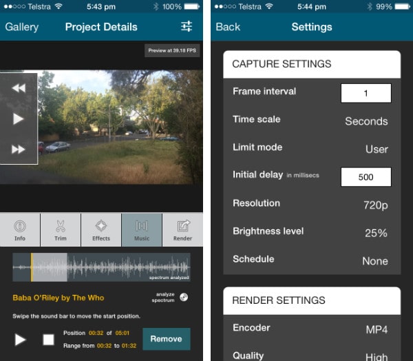 Música, agendamento, limite de tempo, atraso… Lapse É a melhor ferramenta de mixagem para criar incríveis lapsos de tempo.