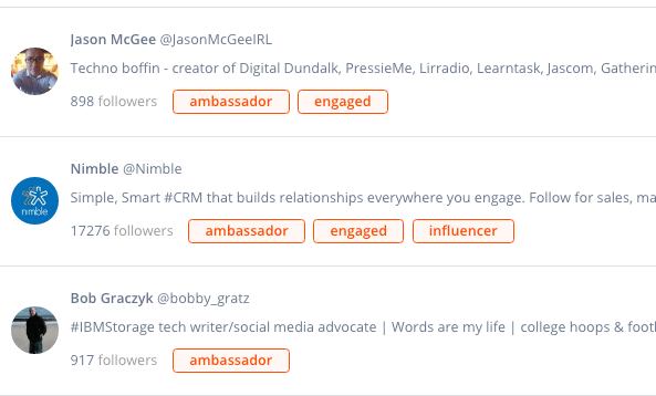 Agorapulse-Benutzerprofil