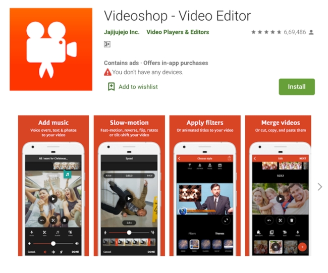 Toko Video - Editor Video Videoshop - Video Editor