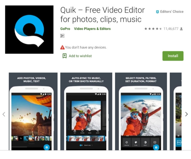 Cepat - pilihan aplikasi pengeditan foto terbaik kami Quick - our choice of best photo editing app
