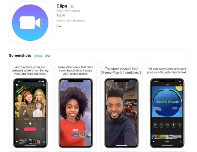 Clips - alternatif iMovie yang sempurna Clips - perfect iMovie alternative