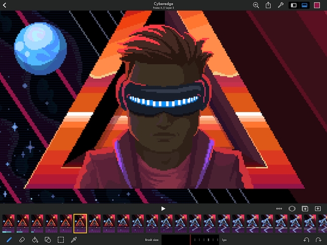 Pixaki - 我們選擇的像素藝術應用程序 Pixaki - our choice of pixel art app