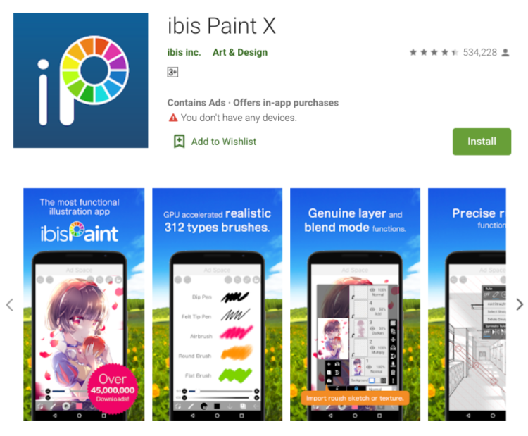 ibisPaint X - 適用於 Android 的最佳繪圖應用程序 ibisPaint X - best drawing apps for Android