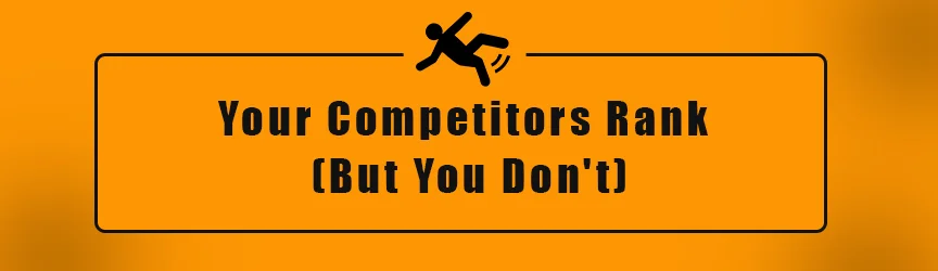 Ihre Konkurrenten rangieren, aber Sie nicht