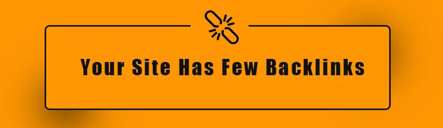 Ihre Website hat wenige Backlinks