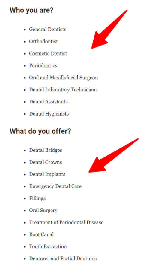 SEO für Zahnärzte – Leitfaden zur Suchmaschinenoptimierung für Zahnärzte 2 service