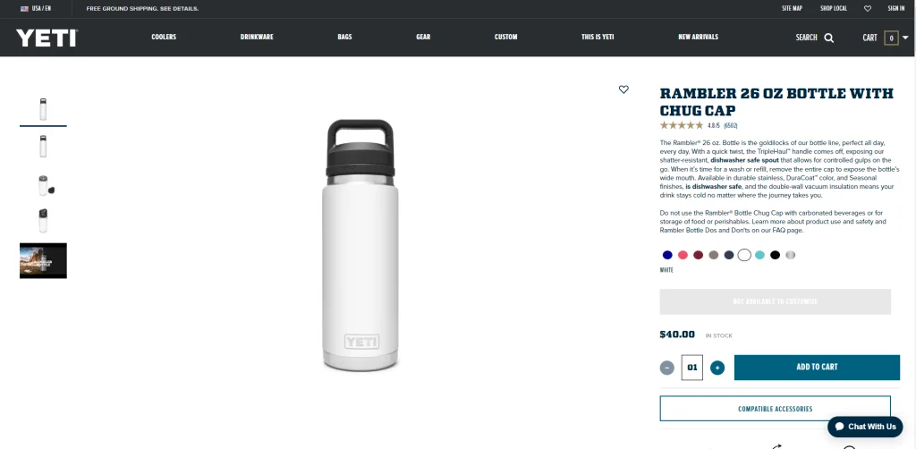 กระติกน้ำ Yeti