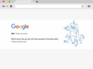 403 zabroniony błąd