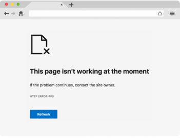 400 złego błędu żądania