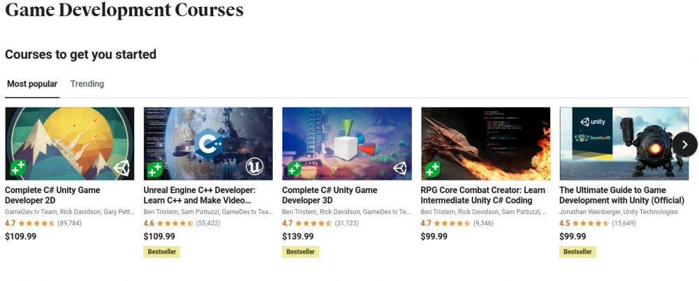 cursos de desenvolvimento de jogos online da udemy