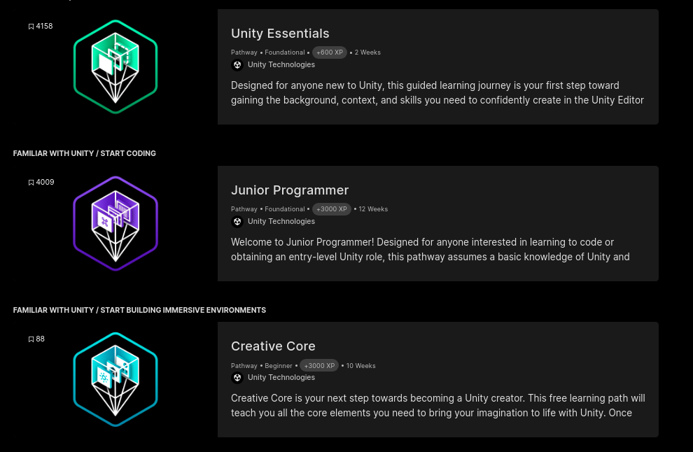 cursos de desenvolvimento de jogos online unity