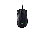 ماوس الألعاب الصغير Razer DeathAdder v2: مستشعر بصري 8500K DPI - تصميم خفيف الوزن 62 جم - إضاءة Chroma RGB - 6 أزرار قابلة للبرمجة - شريط مانع للانزلاق مرفق - أسود كلاسيكي