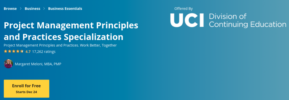 corso online di gestione dei progetti