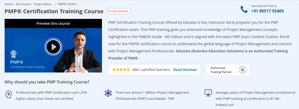 Corso di esame di certificazione PMP