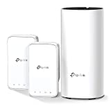 Sistema WiFi TP-Link Deco Mesh (Deco M3) – Copertura fino a 4.500 piedi quadrati per tutta la casa, sostituisce router/extender WiFi, design plug-in, funziona con Alexa, confezione da 3