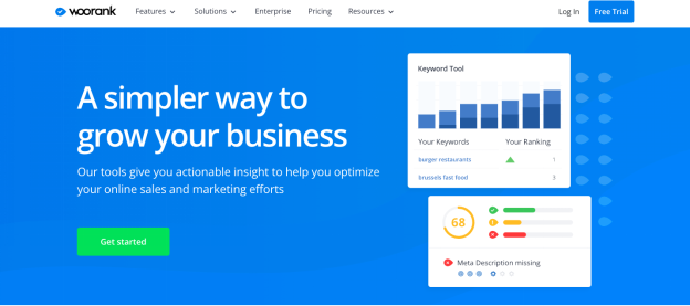 10 个免费的最佳网站评分工具 3 woorank