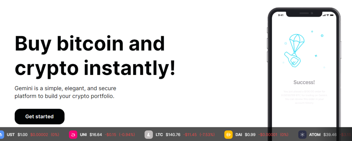 Gemini-Kryptowährungsplattform