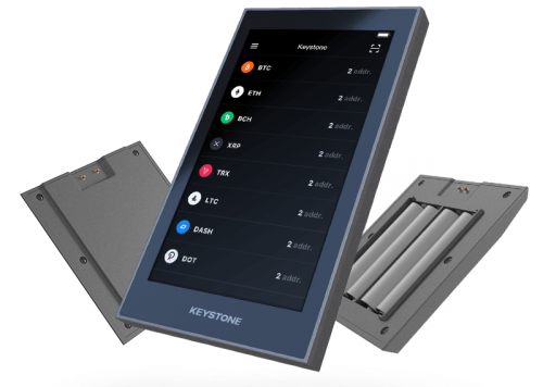 keystone pro : portefeuille de crypto-monnaie