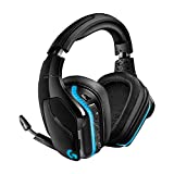 Logitech G935 Wireless DTS:X Dźwięk przestrzenny 7.1 LIGHTSYNC RGB PC Gaming Headset — czarny/niebieski