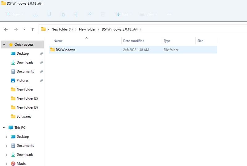 DS4Windowsファイルの削除
