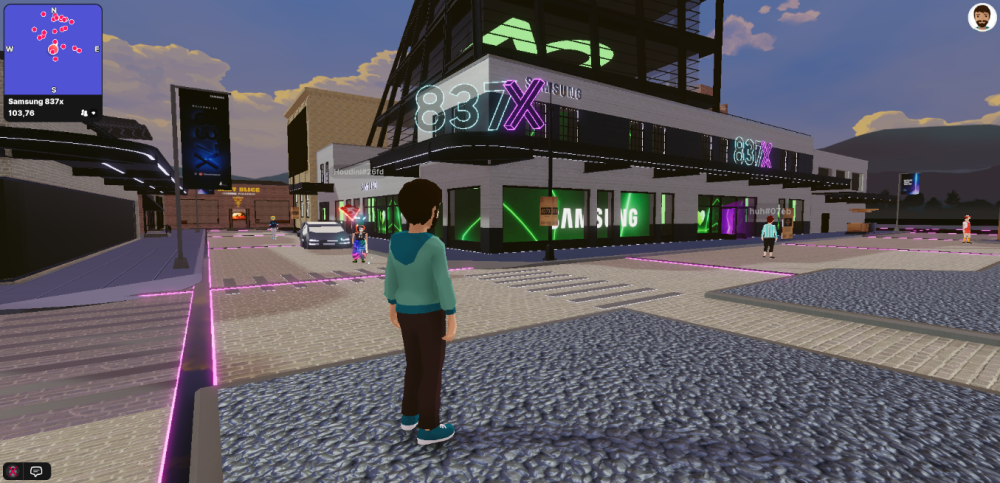 サムスン837x:メタバース会社