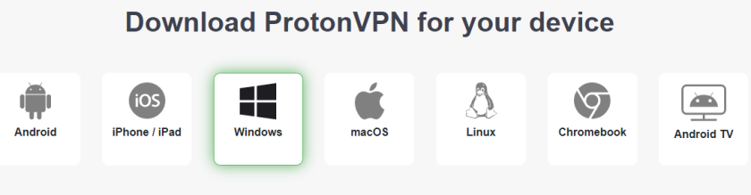 app protonvpn