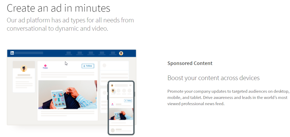 Anuncios de LinkedIn