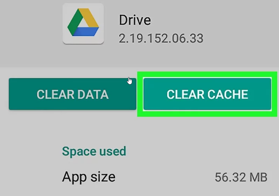 Cancella cache