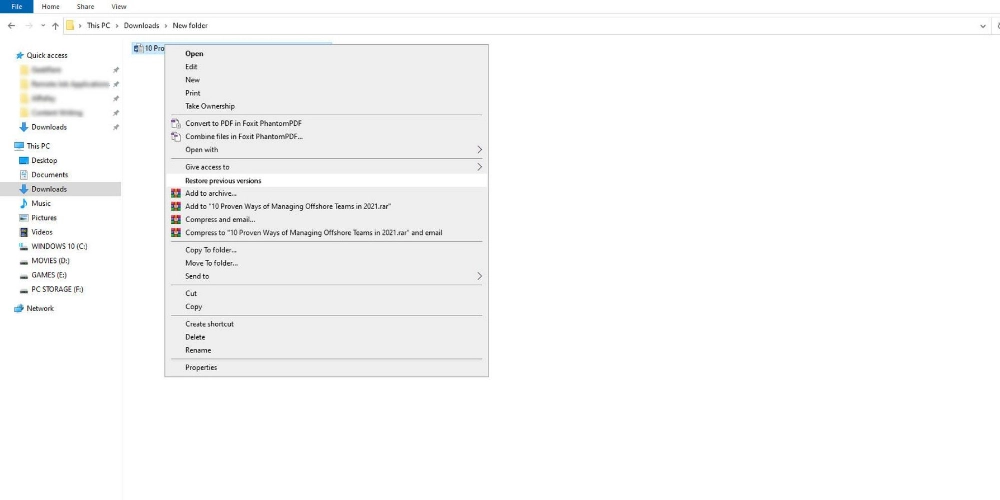 이전 문서 버전 복원