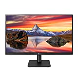 LG 24MP400-B 24인치 풀 HD(1920 x 1080) IPS 모니터, 3면 가상 경계선 없는 디자인, AMD FreeSync 및 화면 제어 – 블랙