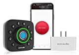 ULTRALOQ Smart Lock U-Bolt Pro + Bridge WiFi Adapter, 6-in-1 Keyless Entry Door Lock dengan WiFi, Bluetooth, Sidik Jari dan Keypad, Smart Door Lock Pintu Depan, Bersertifikat ANSI Grade 1