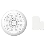 Aqara Kapı Pencere Sensörü Plus Aqara Hub M1S, Zigbee Bağlantısı, Alarm Sistemi ve Akıllı Ev Otomasyonu için Kablosuz Mini Kontak Sensörü, Apple HomeKit, Alexa ile uyumlu