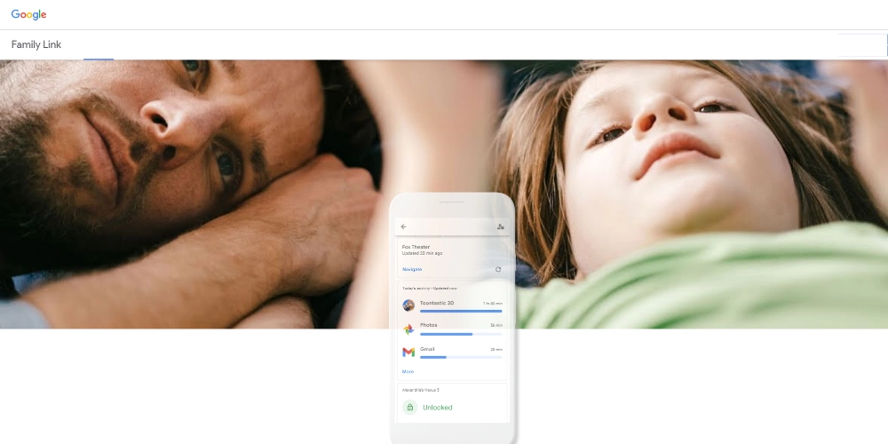 Google Family Link Kindersicherungs-App