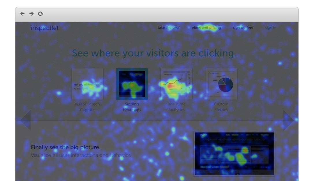 Mapa termiczna inspekcji