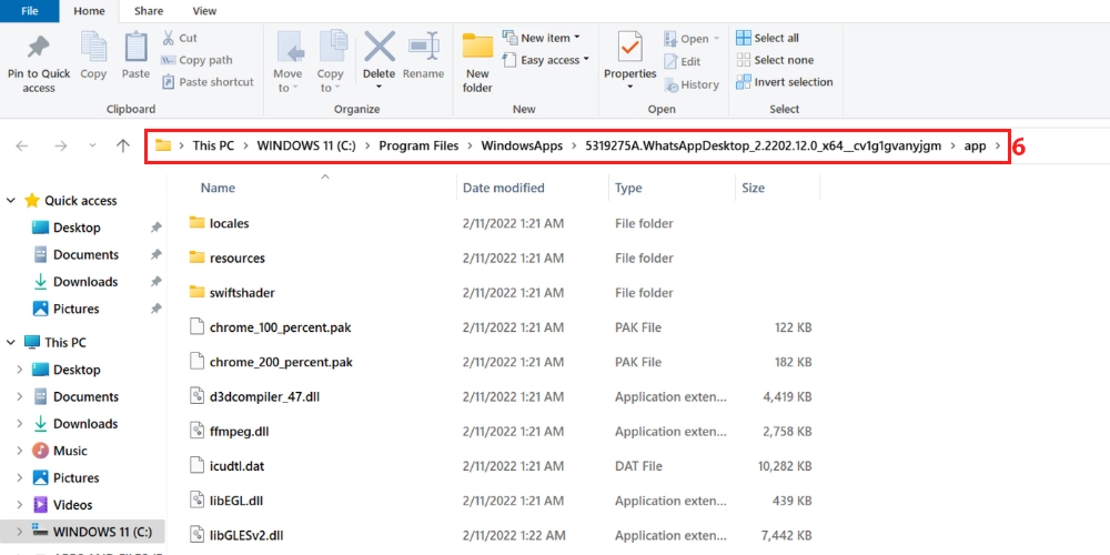 Uzyskałem dostęp do folderu aplikacji systemu Windows w WhatsApp