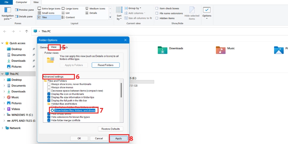 Odkrywanie ukrytych plików systemowych