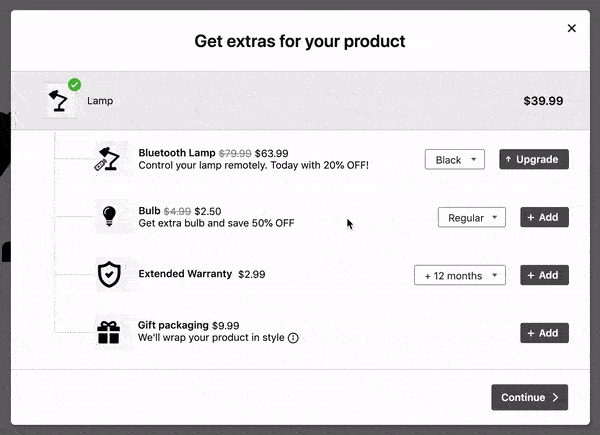 Демонстрация реальной продажи (обновления) в приложении Candy Rack