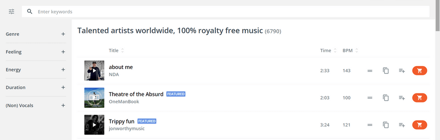 Archives de musique gratuites