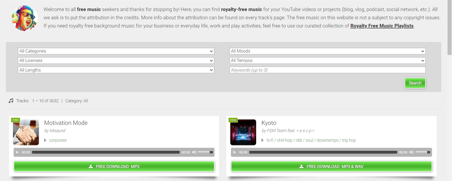 Musique de stock gratuite