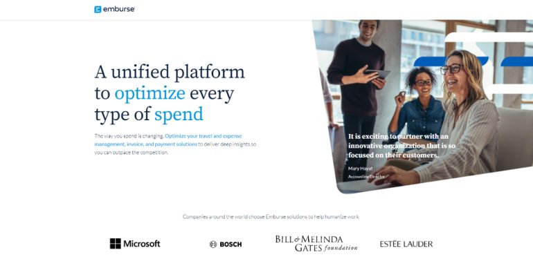 Logiciel de gestion des dépenses Emburse