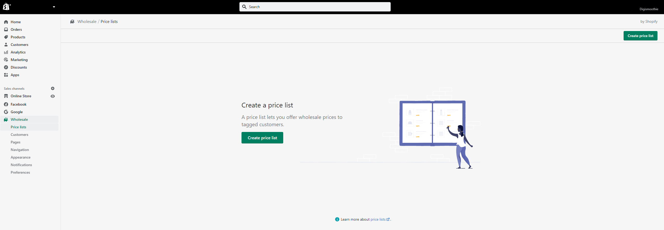 O canal de atacado no Shopify Plus
