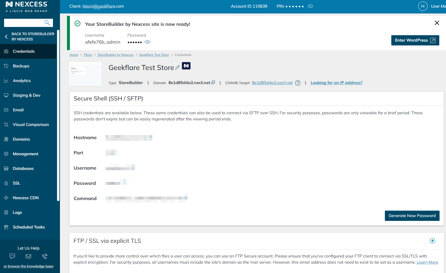 dasbor pengguna berikutnya