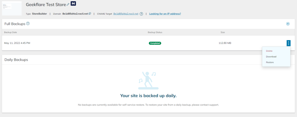cadangan pembuat toko berikutnya