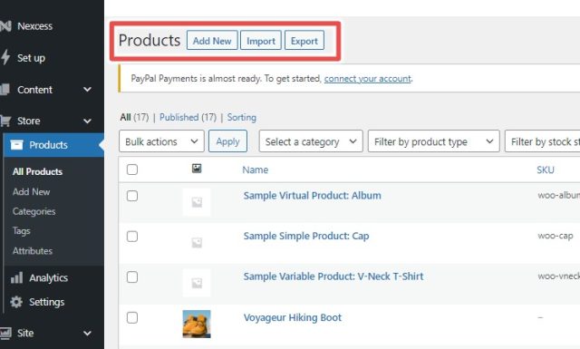impor produk pembuat toko berikutnya