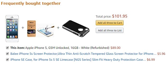 Fréquemment achetés ensemble sur Amazon